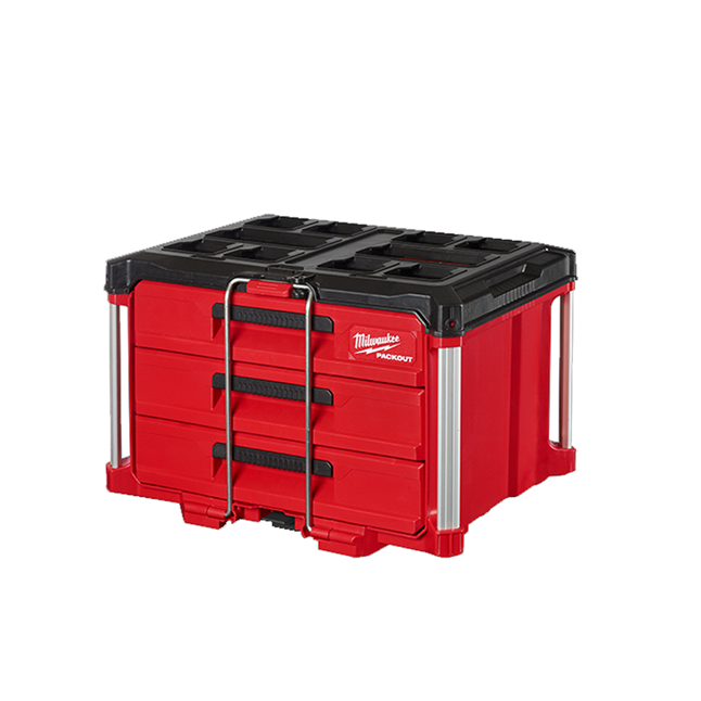 Milwaukee PACKOUT Tool Box, 3 Drawer